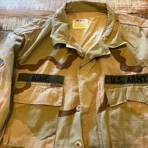 U.S. Army Desert Camouflage Field Jacket - Tan & Brown